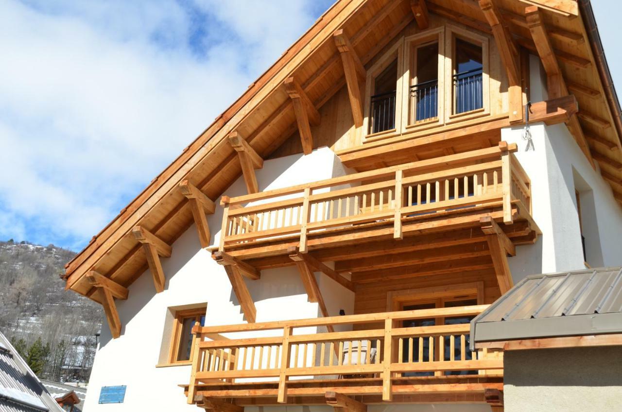 Le Gabion, Luxueux Appartement Avec Sauna, Serre Chevalier Vallee Saint-Chaffrey Exterior foto