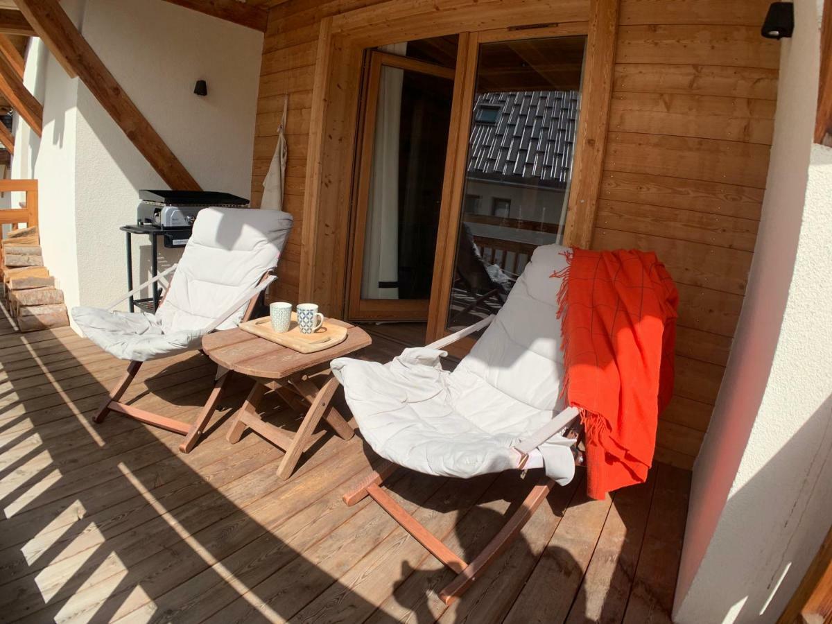 Le Gabion, Luxueux Appartement Avec Sauna, Serre Chevalier Vallee Saint-Chaffrey Exterior foto